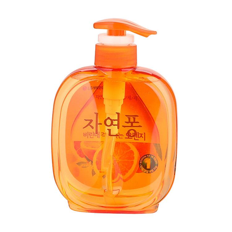 자연퐁용기(오렌지) 490MLLG생활건강